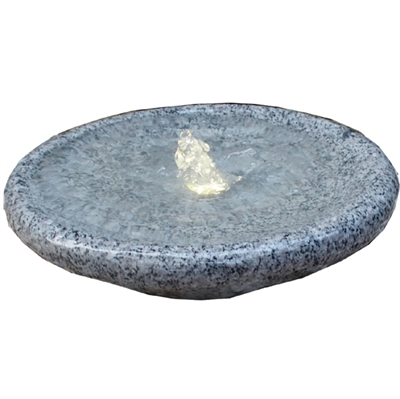 Vandsten Capri Ø45 cm, lysegrå granit 